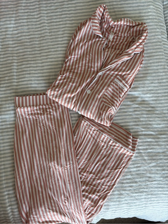 Madewell Other - Madewell Striped Pink Women’s Bamboo Pajama Set
